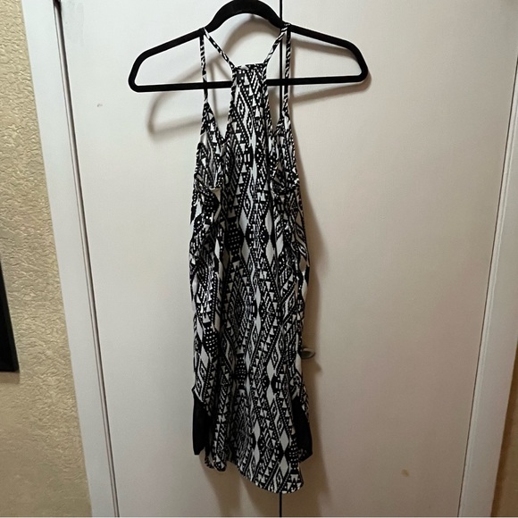 My Beloved Black and White Aztec Pattern Camisole Dress - Picture 7 of 8